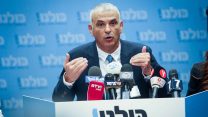 שר האוצר כחלון, בישיבת סיעת כולנו. 5 במרץ (צילום: הדס פרוש/ פלאש90)