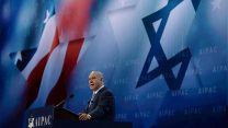 ראש הממשלה נתניהו נואם בכנס השדולה היהודית AIPAC בארה"ב (צילום: חיים צח/ לע"מ)