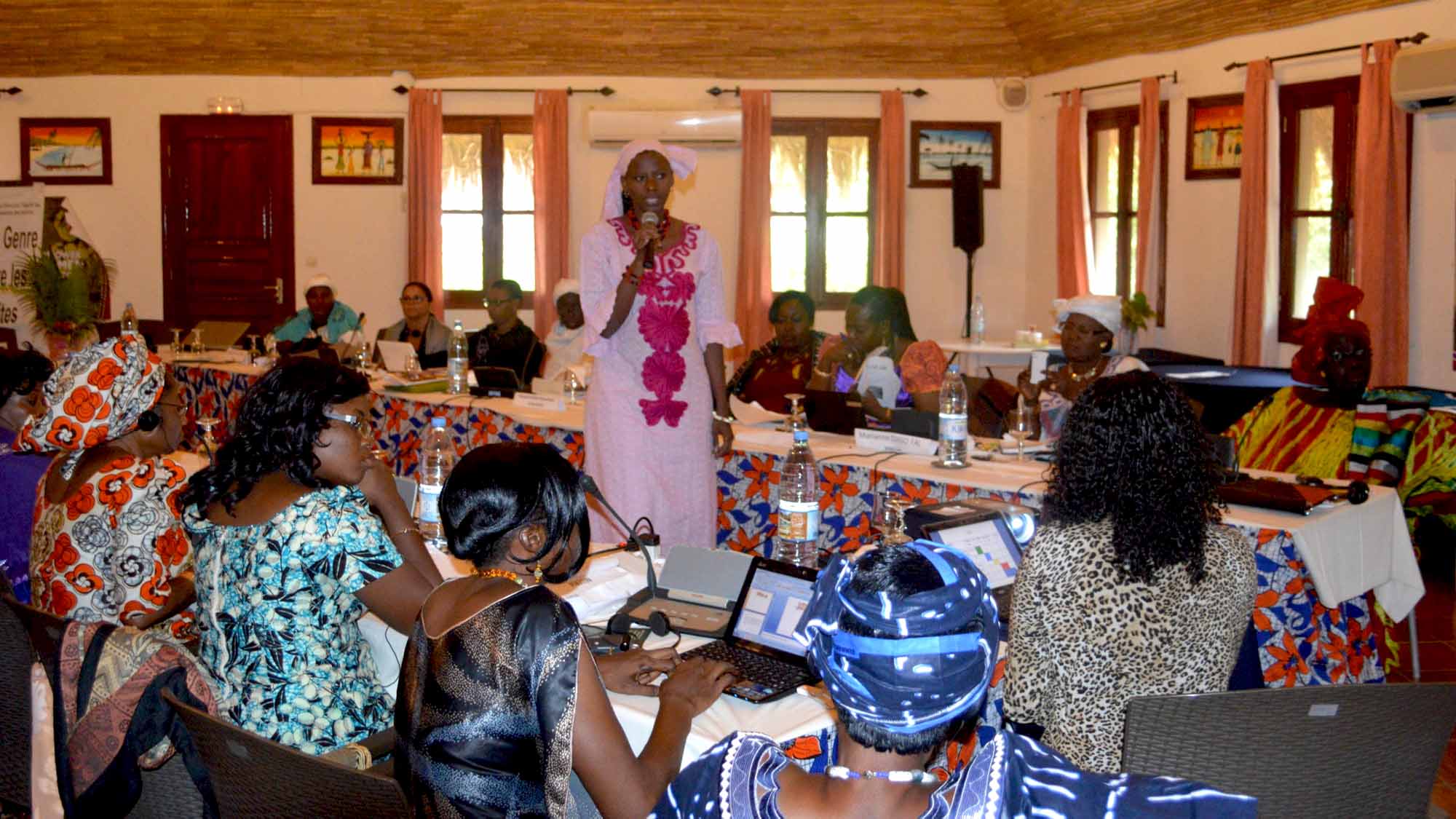 משתתפת בקורס העצמה כללית ומנהיגות לנשים במערב אפריקה בשיתוף עםUNWOMEN (ארכיון מרכז כרמל)