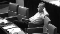 ראש הממשלה יצחק רבין בדיון בכנסת (צילום: משה מילנר / לע"מ).