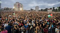 קהל בהופעה ברמאללה (צילום ארכיון: איסם רימאווי / פלאש 90).