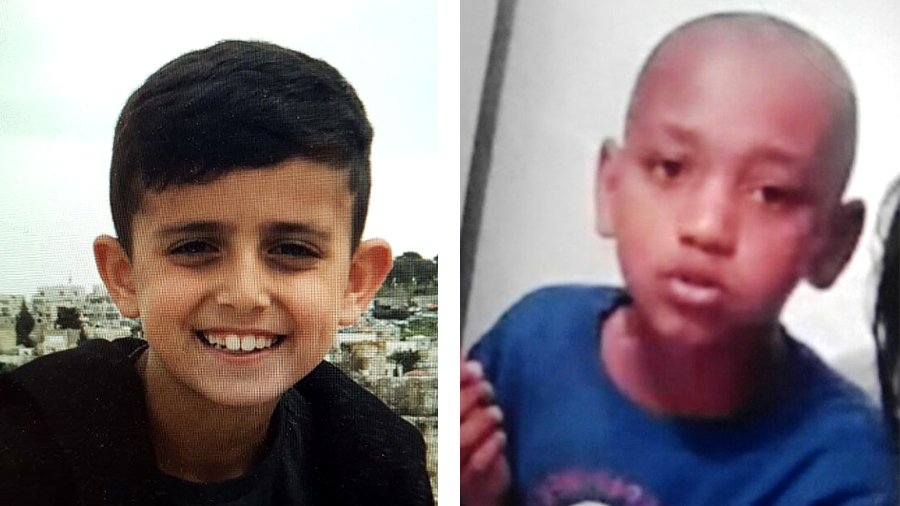 אליאור אליהו ויצחק דניאל, שני ילדים נעדרים. תמונה באדיבות משטרת ישראל.