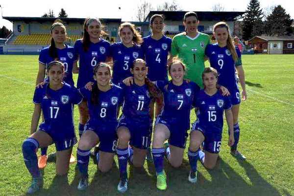 נבחרת הנערות עד גיל 19 (צילום: ההתאחדות לכדורגל בישראל)