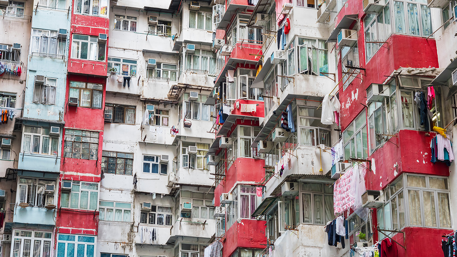 שיכון מגורים בהונג קונג (צילום: Shutterstock).