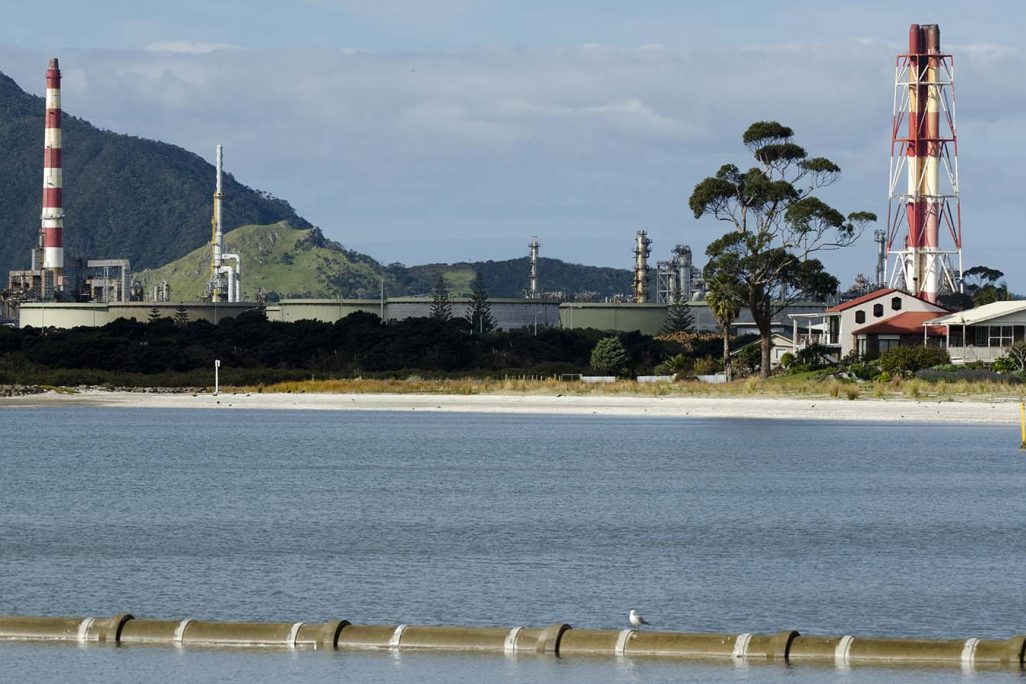 מפעל זיקוק לחופי ניו זילנד (ChameleonsEye / Shutterstock.com)