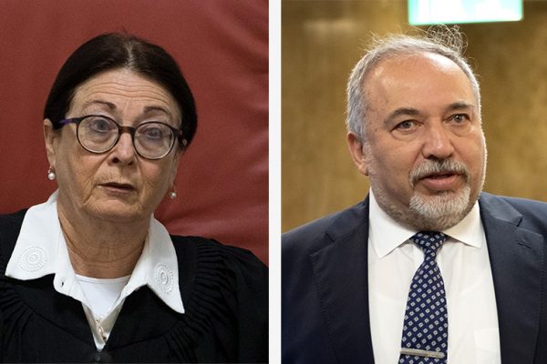 חיות וליברמן (צילום: יואב ארי דודקביץ' / יונתן סינדל / פלאש 90).
