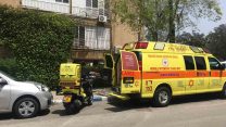 זירת האירוע ברחוב רבנו ירוחם, 18 באפריל 2018. (צילום: תיעוד מבצעי מד"א)