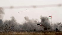 עפיפונים אליהם מחוברים חפצים בוערים (דובר צה״ל)