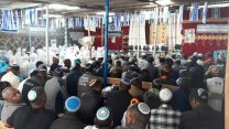 ביקור השרה איילת שקד בקהילת תקוות ציון באדיס אבבה, של שארית יהודי אתיופיה, 22 באפריל 2018 (קרדיט: דוברת המאבק להעלאת יהודי אתיופיה)