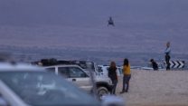 מסוקים בחיפושים בנחל צפית (צילום: מאור קינבורסקי/ פלאש90)