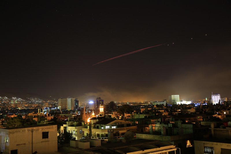 תקיפה בסוריה (צילום ארכיון: AP)