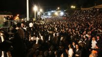ההילולה במירון בל"ג בעומר, 3 במאי 2018 (דוד כהן / פלאש90)