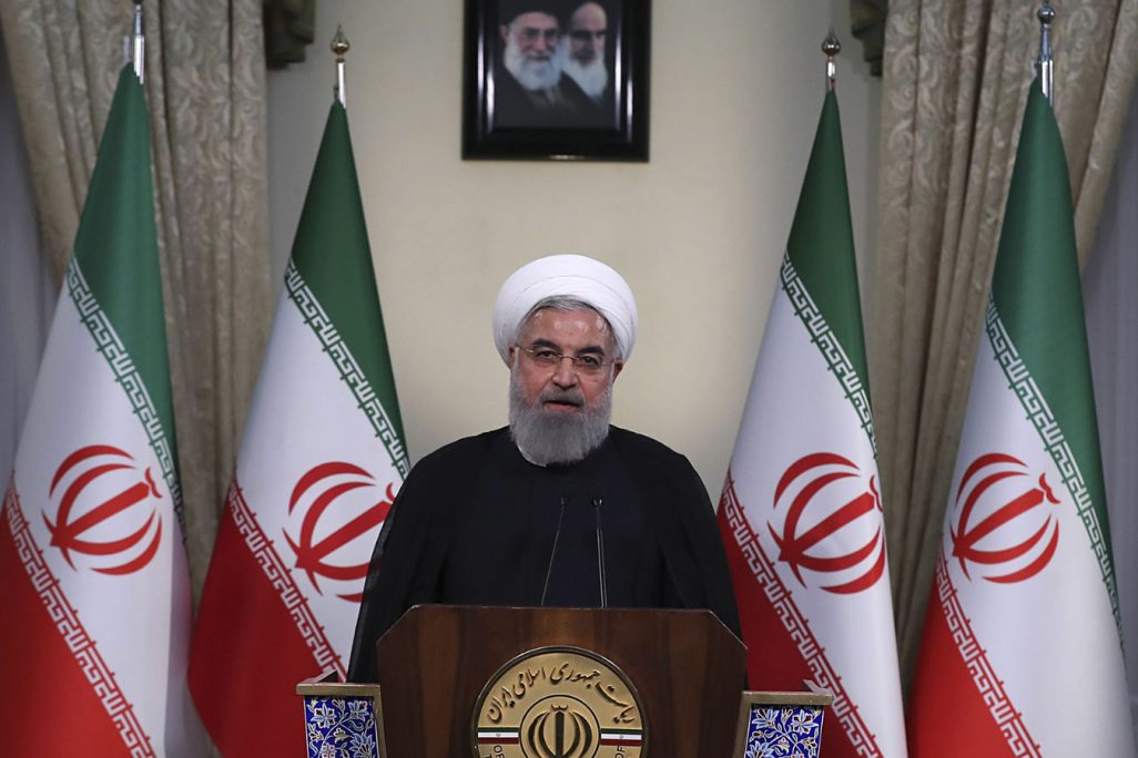 (Iranian Presidency Office via AP)