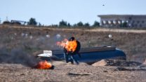 הפרות הסדר ברצועה עזה 15 במאי (צילום: דו"צ)