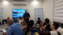 אסיפת ארגון השחקנים בבית ההסתדרות (קרדיט: ארגון השחקנים)