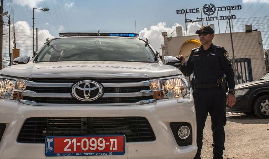 ניידת משטרה ברהט (צילום: אינסטגרם משטרת ישראל)