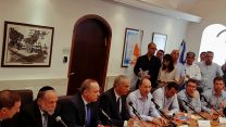 מסיבת העיתונאים בעניין הרפורמה בחברת החשמל (צילום: דוברות ההסתדרות)
