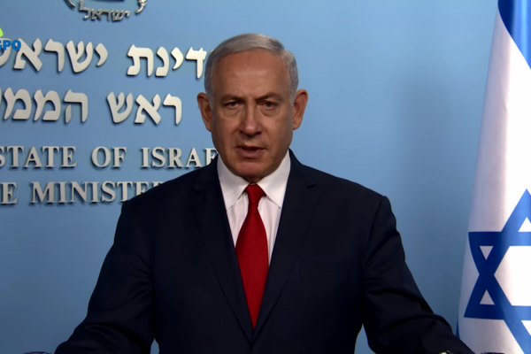 ראש הממשלה נתניהו: "אירן חצתה קו אדום" (צילום מסך מתוך סרטון)