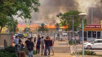 שריפה בסמוך למכללת ספיר בעוטף רצועת עזה, 5 ביוני 2018