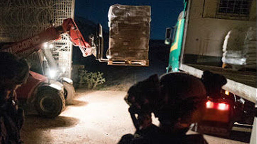 מבצע לילי  להעברת סיוע הומניטרי לסורים הנמלטים במחנות האוהלים ברמת הגולן הסורית (צה״ל)