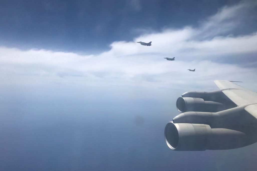 האימון המשותף לחילות האוויר של ישראל ויוון, יוני 2018. (צילום: דובר צה"ל)