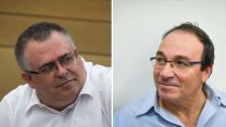 דב צור ודוד ביטן (אבי דישי, יונתן זינדל  פלאש90)