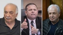 שאול אלוביץ, איתן כבל ואליעזר פישמן (צילום: הדס פרוש / פלאש 90).