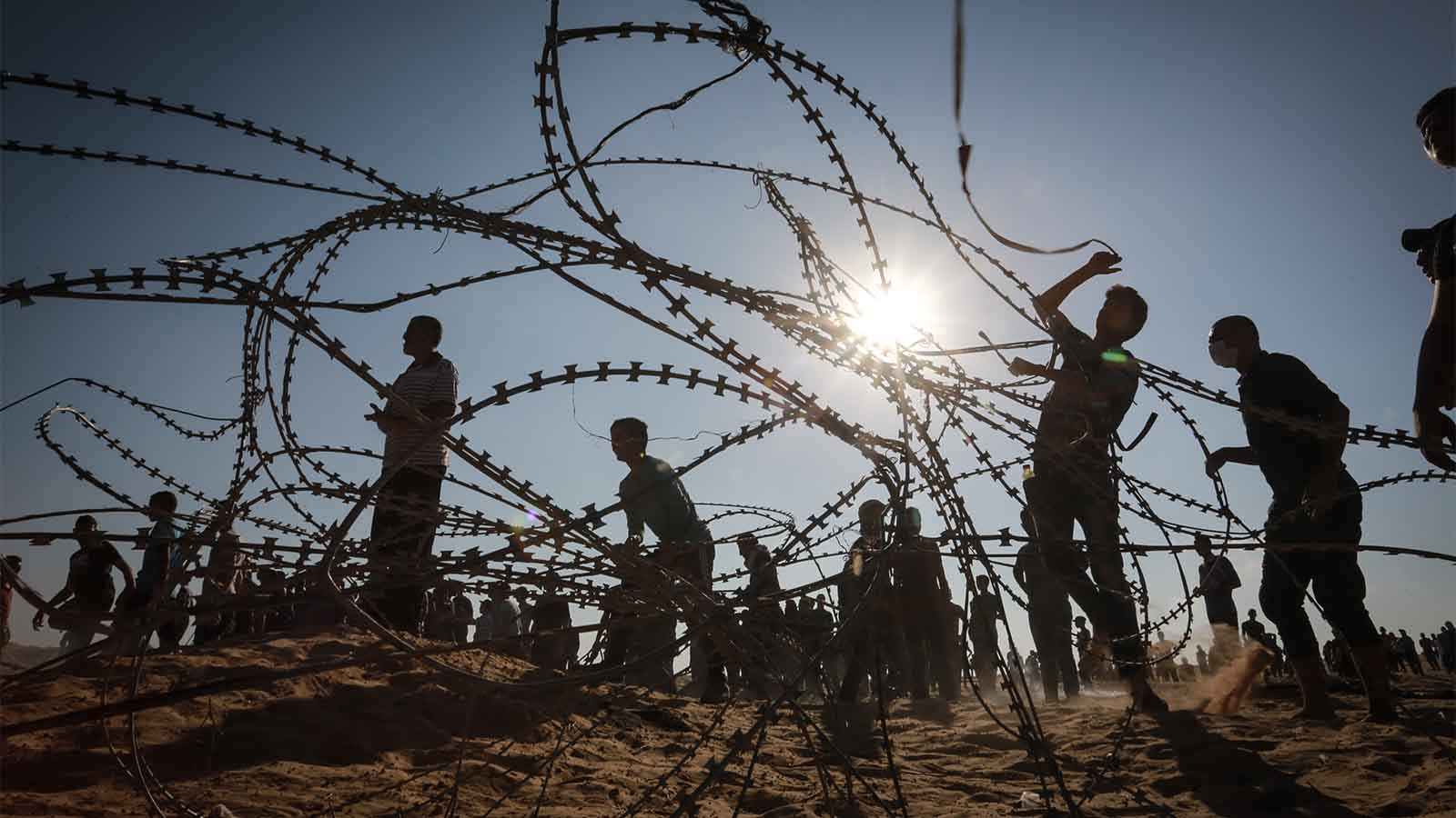 מהומות בגבול רצועת עזה הבוקר, 14 ביולי 2018 (עבד רחים כתיב פלאש90)