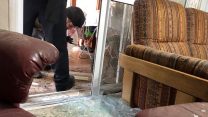 נפילה של קסאם על בית בשדרות. ״הפריפרייה חוטפת פעמיים״. (צילום אילוסטרציה: דוברות המשטרה)