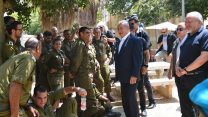 נתניהו וליברמן בהתייעצות בטחונית בדרום (קובי גדעון/לע"מ)