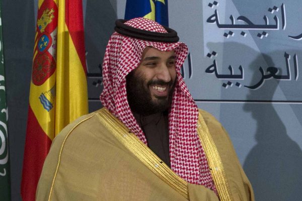יורש העצר הסעודי, הנסיך מוחמד בן סלימאן אאל סעוד, אפריל 2018 (AP Photo/Paul White, File)