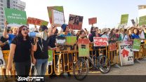 הפגנה של מטה המאבק לבינוי שפוי באשדוד (צילום: פרטי)