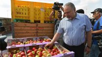 שר הביטחון, אביגדור ליברמן, בסיור והערכת מצב במעבר כרם שלום, 22 ביולי 2018 (אריאל חרמוני, משרד הביטחון)