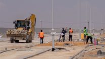 עבודות תשתית ברתמים (צילום: גרשון אלינסון / פלאש 90).