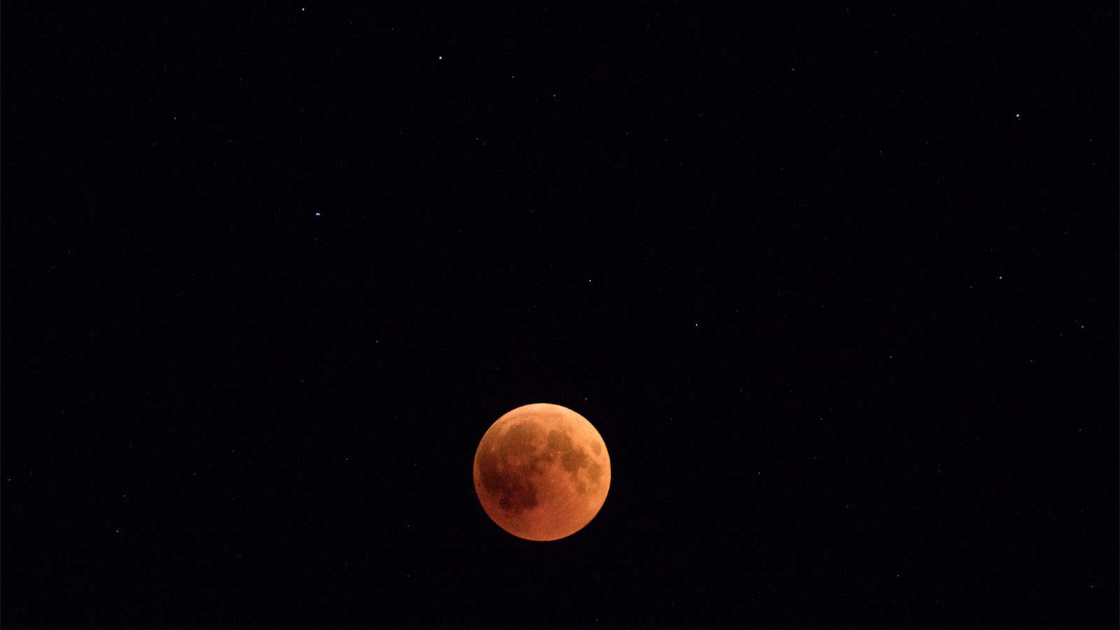 ליקוי הירח בשמי ישראל. 27 ביולי 2018 (צילום: הדס פרוש/פלאש90)