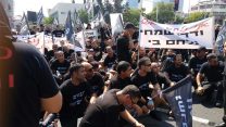 הפגנת הכבאים בתל אביב, 6 באוגוסט 2018 (ניצן צבי כהן)