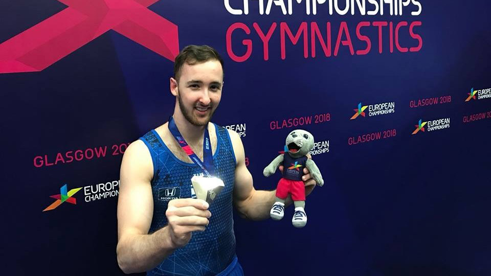 ארטיום דולוגופיאט זוכה במדליית הכסף באליפות אירופה בהתעמלות (הוועד האולימפי בישראל)