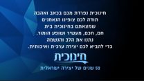 שקופית הפרידה המשודרת כעת בערוץ 23 (צילום מסך)