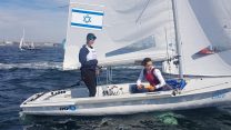 גיל כהן ונועה לסרי באליפות העולם בשייט (הועד האולימפי בישראל)