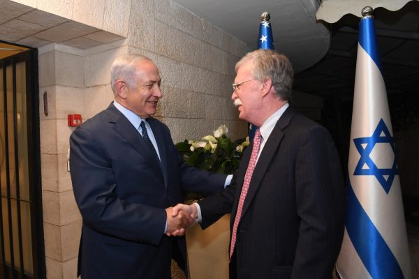ראש הממשלה בנימין נתניהו נפגש עם היועץ לביטחון לאומי של ארה"ב ג'ון בולטון (חיים צח לע"מ)