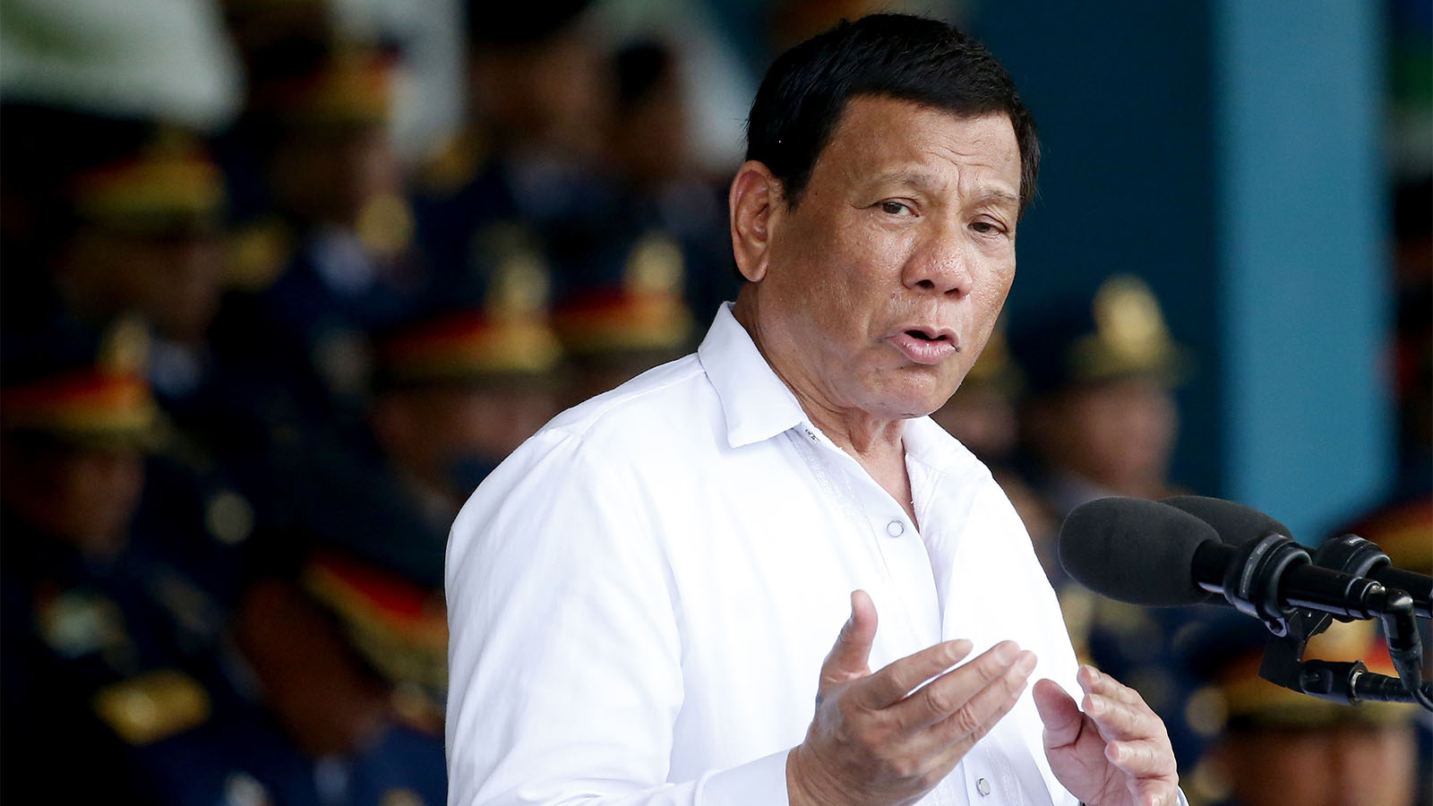 נשיא הפיליפינים, רודריגו דוטרטה (צילום: AP Photo/Bullit Marquez).