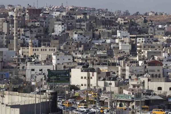 מחנה הפליטים קלנדיה הסמוך לרמאללה (צילום: מרים אלטשר/ פלאש90)