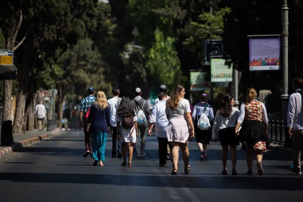 ישראלים ביום כיפור. 30 בספטמבר 2017 (צילום: יונתן זינדל/ פלאש90)