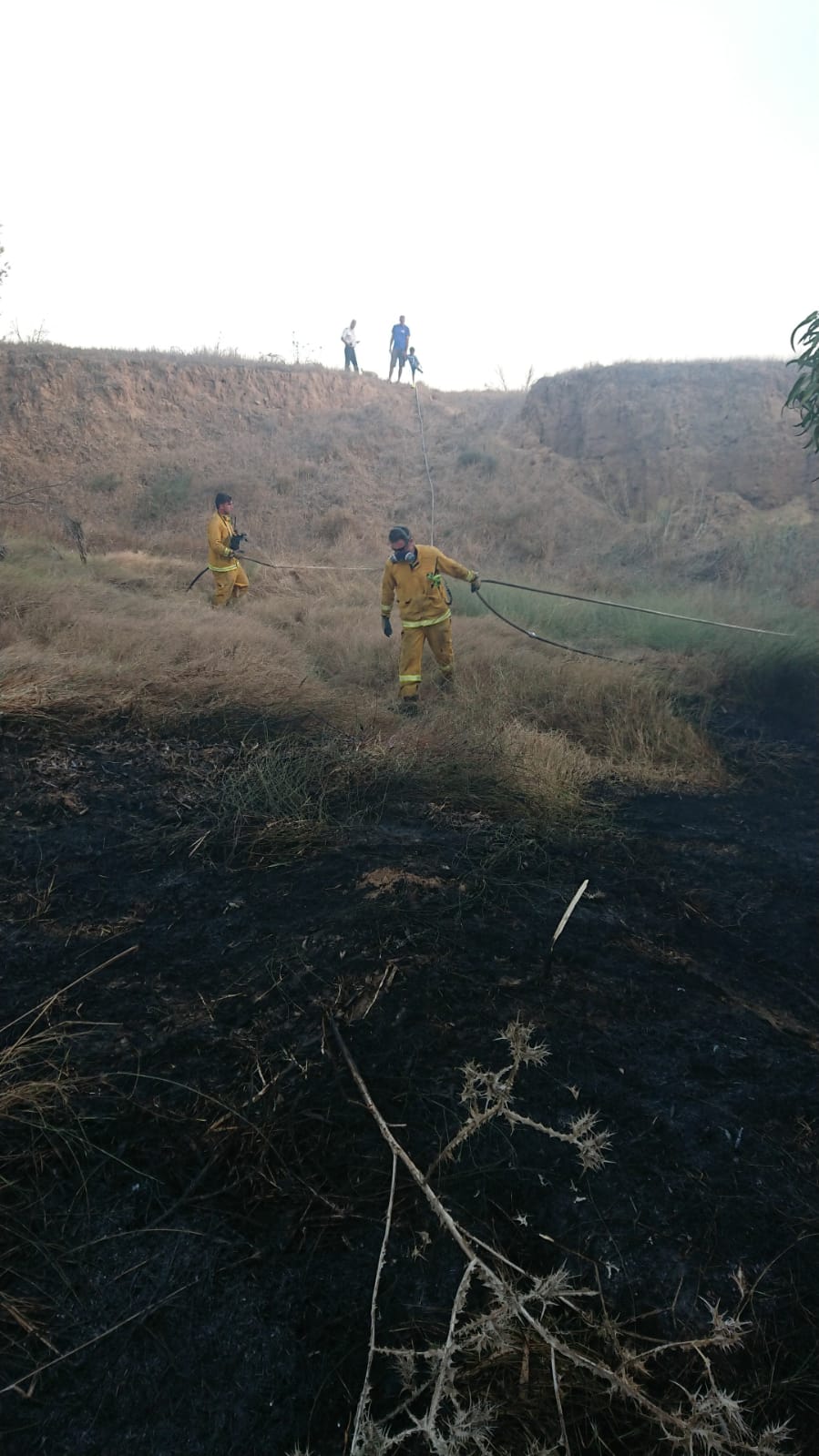 שריפות ביער שוקדה, 21 בספטמבר 2018 (כבאות והצלה לישראל מחוז דרום)