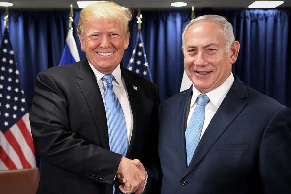 ראש הממשלה בנימין נתניהו ונשיא ארה״ב דונלד טראמפ בעצרת האו״ם בניו-יורק (צילום: אבי אוחיון / לע״מ).