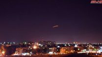 תיעוד תקיפה ישראלית, לכאורה, בשמי דמשק, 15 בספמטמבר 2018. (צילום: סוכנות הידיעות סאנא)