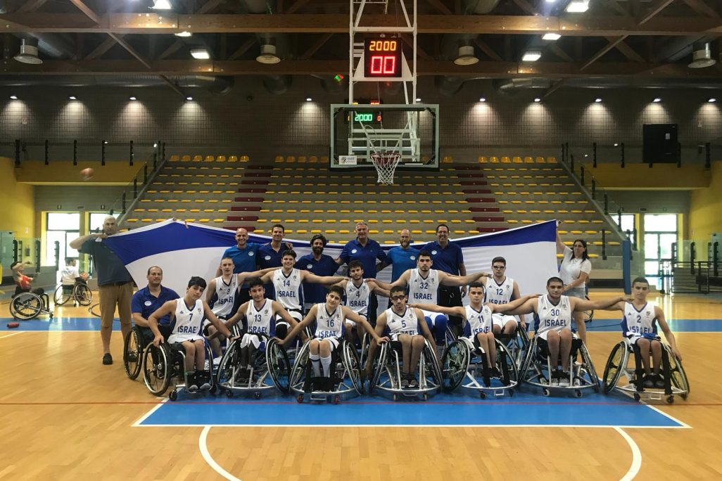 נבחרת העתודה בכדורסל בכסאות גלגלים באליפות אירופה באיטליה (הוועד הפראלימפי בישראל)