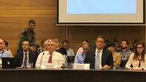נציגי בנק הפועלים בדיון ועת החקירה הפרלמנטרית, 21 באוקטובר 2018. (צילום: דוברות הכנסת)