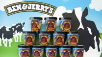 IMAGE DISTRIBUTED FOR BEN & JERRY'S - Ben & Jerry's launches Pecan Resist ice cream to protest the President's policies and to support activist organizations, Tuesday, Oct. 30, 2018, in Washington. (Joy Asico/AP Images for Ben & Jerry's)