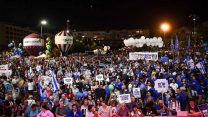 עצרת לציון 23 שנה לרצח ראש הממשלה יצחק רבין ז"ל (צילום: מרים אלסטר / פלאש 90)